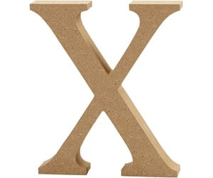 Arts & Crafts - Tilbehør - Creativ Company Letter X MDF 8cm 1pc. - 56383