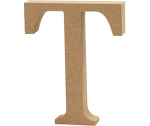 Arts & Crafts - Tilbehør - Creativ Company Letter T MDF 8cm 1pc. - 56379