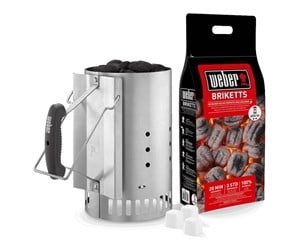 Grill & Tilbehør - Weber Rapidfire Chimney Starter Set - 17631