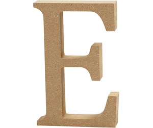 Arts & Crafts - Tilbehør - Creativ Company Letter E MDF 8cm 1pc. - 56364