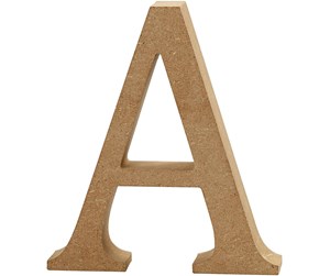 Arts & Crafts - Tilbehør - Creativ Company Letter A MDF 8cm 1pc. - 56360