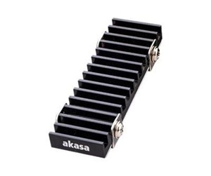 Lagrings-tilbehør - Akasa Gecko Pro - solid state drive heatsink - A-M2HS02-BK