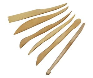 Kreative leker - Creativ Company Modeling Tool Set Wood 6 pcs. - 10315