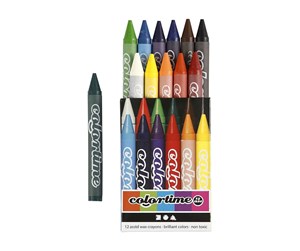 Skrive- & Tegneverktøy - Creativ Company Colortime crayons - 38137