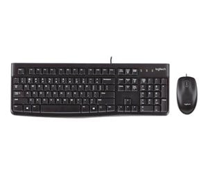 Tastatur - Logitech Desktop MK120 - Tastatur & Mussett - Belgisk - 920-002534