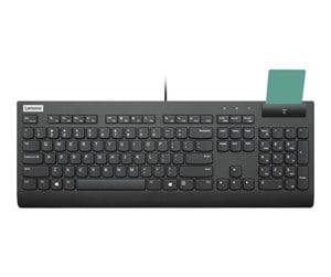 Tastatur - Lenovo Smartcard Wired Keyboard II - keyboard - UK - Tastatur - Engelsk - Storbritannia - Svart - 4Y41B69384