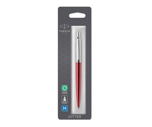 Skrive- & Tegneverktøy - Parker Jotter Ballpoint Pen | Kensington Red | Medium Point Blue Ink - 1953241