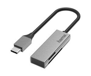 Flashminneadapter - Hama card reader - USB-C 3.2 Gen 1 - 00200131