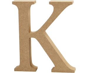 Arts & Crafts - Tilbehør - Creativ Company Letter K MDF 8cm 1pc. - 56370