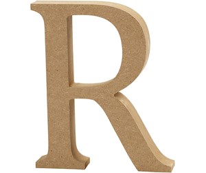 Arts & Crafts - Tilbehør - Creativ Company Letter R MDF 8cm 1pc. - 56377