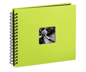 Fotoalbum & Arkivering - Hama "Fine Art" Spiral Album 36 x 32 cm 50 Black Pages kiwi - 10610