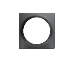 Smarthus - Fibaro Walli Line Single Cover Plate Anthracite - FG-Wx-PP-0001-8