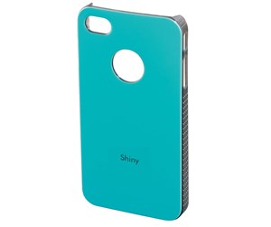 Mobil - Deksel og etui - Hama Mobil Cover iPhone 4/4S Shiny Hard Cover Turquoise - 108553