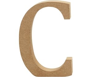 Arts & Crafts - Tilbehør - Creativ Company Letter C MDF 8cm 1pc. - 56362