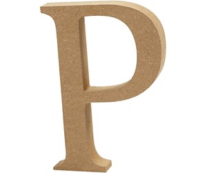 Arts & Crafts - Tilbehør - Creativ Company Letter P MDF 8cm 1pc. - 56375