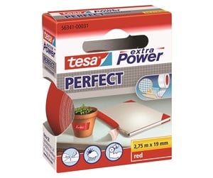 Tape & Lim - tesa Cloth Tape extra Power Perfect 2.75m x 19mm Red - 56341-00031-03