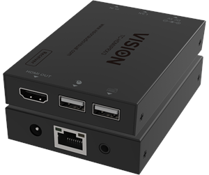 Repeater & Transceiver - Vision HDMI-over-IP Receiver - TC-HDMIIPRX/3