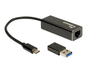 Nettverksadapter - Inter-Tech IT-732 USB Type C LAN Adapter - 88885593