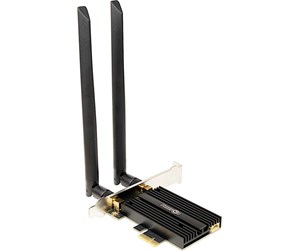 Nettverksadapter - Inter-Tech DMG-36 Wi-Fi 6E + BT 5.2 PCIe adapter - 5400Mbps - 88888165