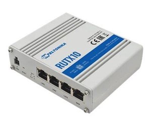 Ruter - Teltonika RUTX10 - wireless router - Bluetooth 4.0 802.11a/b/g/n/ac - DIN rail mountable - Wireless router Bluetooth 4.0 - RUTX10000000