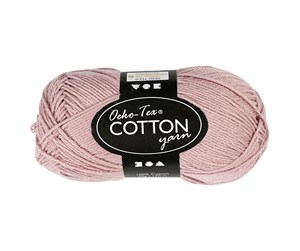 Garn & Tilbehør - Creativ Company Cotton yarn Lavender 50gr 170m - 431170