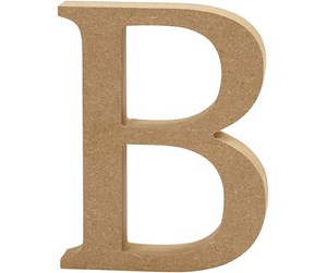 Arts & Crafts - Tilbehør - Creativ Company Letter B MDF 13cm 1pc. - 56311