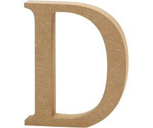 Arts & Crafts - Tilbehør - Creativ Company Letter D MDF 13cm 1pc. - 56313