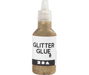 Hobbyartikler - Creativ Company Glitter glue Gold 25ml - 318210