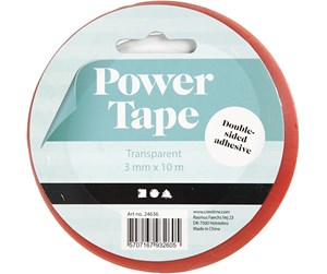 Tape & Lim - Creativ Company Double Sided Adhesive Power Tape 3mm 10m - 24636