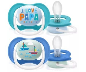 Babyutstyr - Philips Avent SCF080/03 Ultra Air Pacifier 2-pack assorted colors - SCF080/03