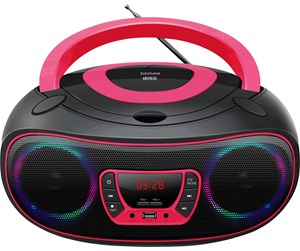 Mp3-spiller & Tilbehør - DENVER TCL-212BT - Pink - Boombox - CD - FM - USB - Bluetooth - TCL-212BTPINK