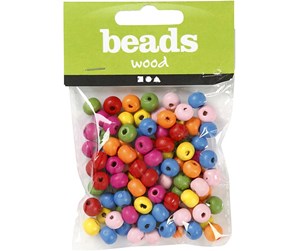 Kreative leker - Creativ Company Wooden Beads Mix 8mm 16gr - 571060