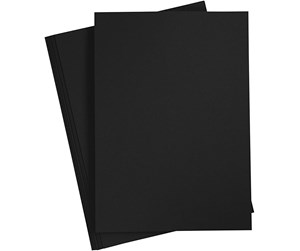 Papir, Fotopapir & Etiketter - Creativ Company Paper Black A4 80gr 20pcs. - 218012