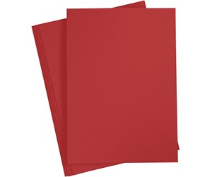 Papir, Fotopapir & Etiketter - Creativ Company Paper Red A4 80gr 20pcs. - 218013