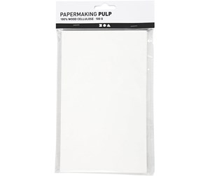 Papir, Fotopapir & Etiketter - Creativ Company Paper Pulp Off-white 20x12cm 100gr - 78658