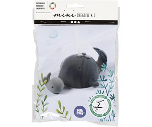 Hobbyartikler - Creativ Company Mini Creative Kit Whale with Calf - 977360