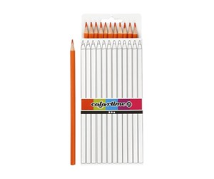 Skrive- & Tegneverktøy - Creativ Company Triangular colored pencils - Orange 12pcs. - 38571