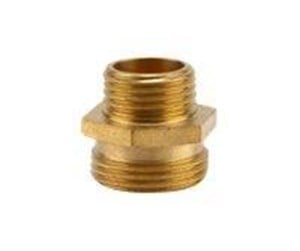 Hagevanning - Gardena Brass Threaded Nipple reduced 26.5 mm (G 3/4") / 21 mm (G 1/2") 7262-20 - 7262-20