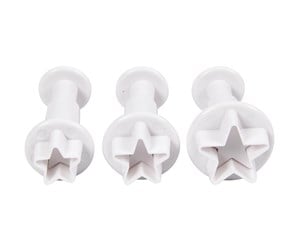 Arts & Crafts - Tilbehør - Creativ Company Cutters with Stamp Star 3pcs. - 782877