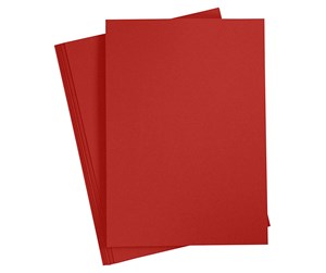 Papir, Fotopapir & Etiketter - Creativ Company Colored Cardboard Bordeaux A4 20 sheets - 21129