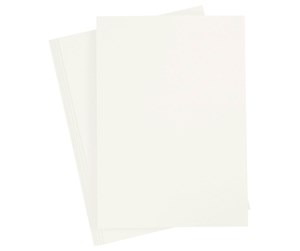 Papir, Fotopapir & Etiketter - Creativ Company Colored Cardboard Ivory A4 20 sheets - 211036