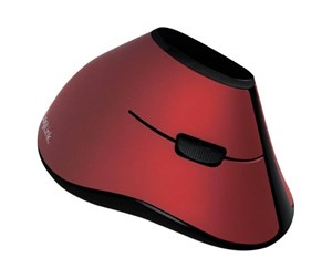 Mus - LogiLink Ergonomic vertical mouse wireless 2.4 GHz red - Vertical mouse - Optisk - 5 - Rød - TI020