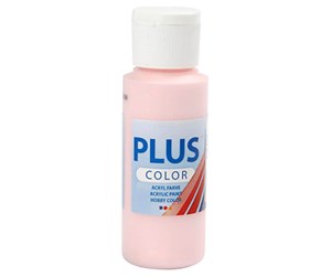 Hobbyartikler - Creativ Company Plus Color Acrylic Paint Soft Pink 60ml - 39666