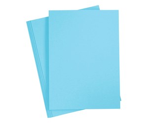 Papir, Fotopapir & Etiketter - Creativ Company Colored Cardboard Sky Blue A4 20 sheets - 211056