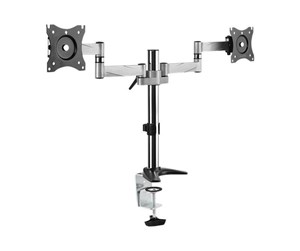 Skjermholder - LogiLink Dual monitor mount 13–27" aluminum arm length: 342 mm - BP0077