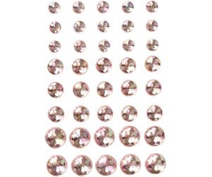 Arts & Crafts - Tilbehør - Creativ Company Rhinestones Pink 6-8-10mm 40pcs. - 28324