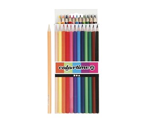 Skrive- & Tegneverktøy - Creativ Company Colored pencils - Basic colors 12pcs. - 38093