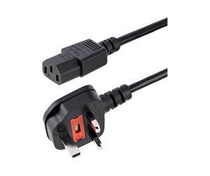 Strømkabel (ekstern) - StarTech.com UK Computer Power Cable - 1 m - BS13U-1M-POWER-LEAD