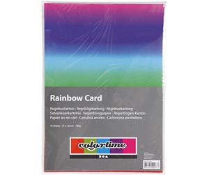 Papir, Fotopapir & Etiketter - Creativ Company Rainbow Paper A4 180gr 10 Sheets - 229830