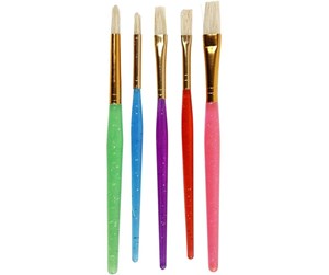 Kreative leker - Creativ Company Kids Paint Brushes - 5 Pcs. - 10344